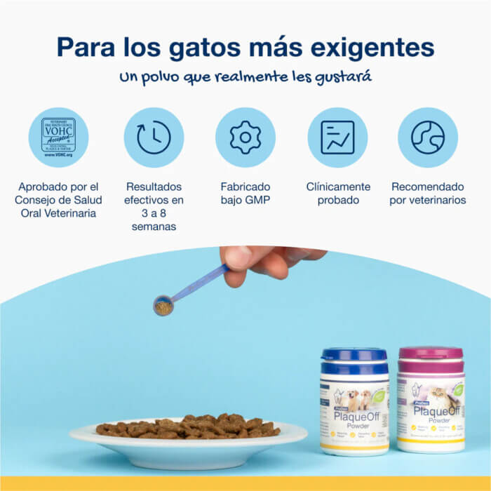 PlaqueOff Polvo para Gatos 40g - Imagen 2