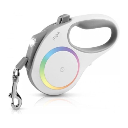 Fida Correa Extensible Led-Leash Blanca