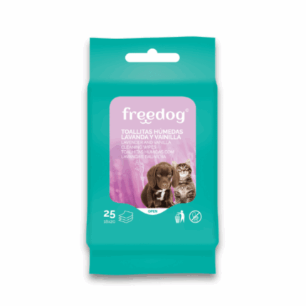 Freedog Toallitas Húmedas Lavanda Vainilla 25 unidades