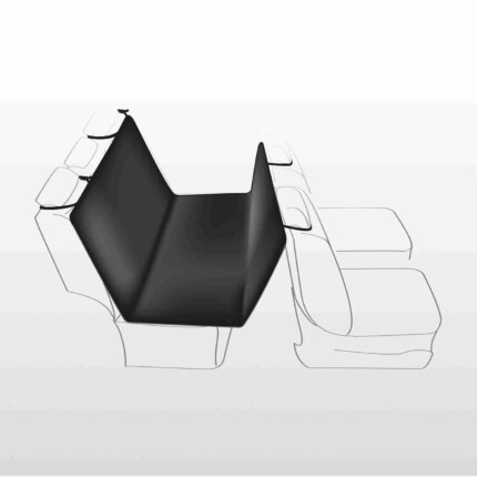 Funda Asiento Coche 1.40 × 1.45 m Negro-Marrón