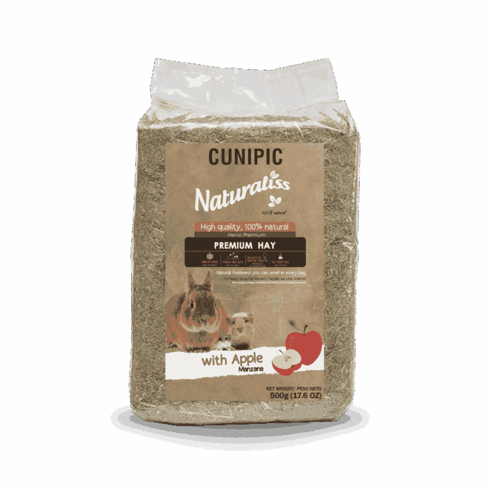 Naturaliss Heno Premium con Manzana 500 g Cunipic - Imagen 1