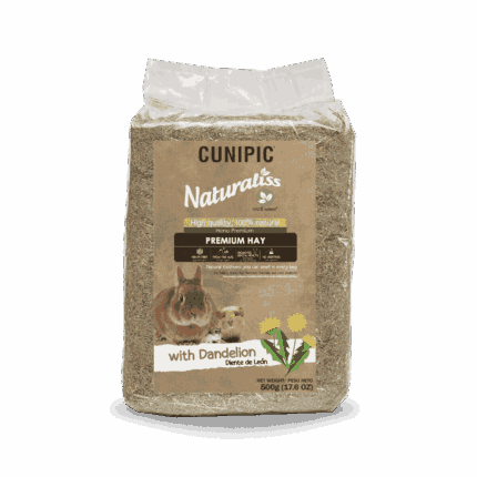 Naturaliss Heno Premium con Diente de León 500 g Cunipic