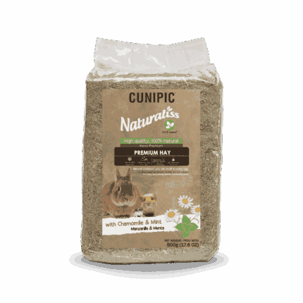 Naturaliss Heno Premium con Manzanilla y Menta 500 g Cunipic
