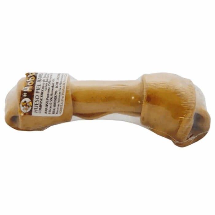 -10% OUTLET Hueso De Piel De Ternera Con Sabor Barbacoa 14cm - Imagen 1