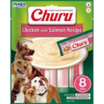 Churu Dog Pollo Con Salmón 8 x 20g