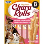 Churu Dog Rolls Pollo Con Salmón 8 x 12g