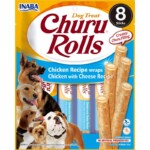 Churu Dog Rolls Pollo Con Queso 8 x 12g