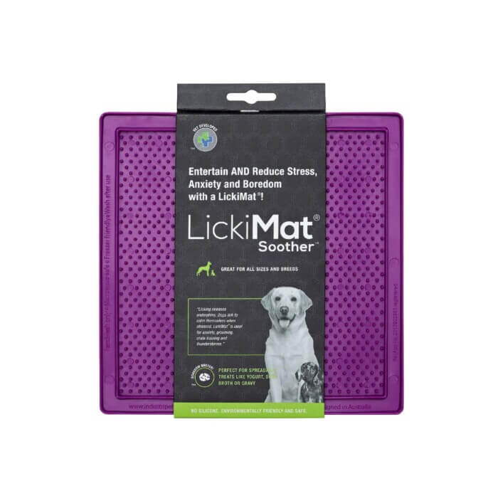 LickiMat Perro Classic Soother Morado - Imagen 1
