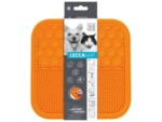 Lecca Mat Alfombrilla de Lamido Naranja Perro y Gato