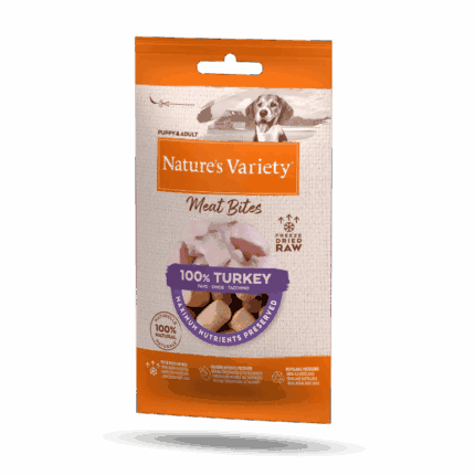 Nature's Variety Meat Bites Turkey 20 Grs