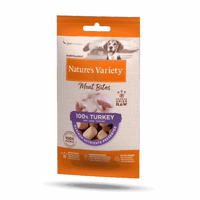 Nature's Variety Meat Bites Turkey 20 Grs - Imagen 1