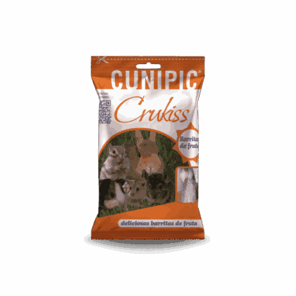 Snacks Crukiss de frutas para roedores y conejos 100 g Cunipic