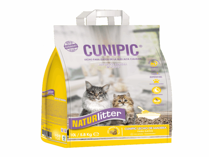 Lecho natural para gatos Naturlitter - Imagen 1