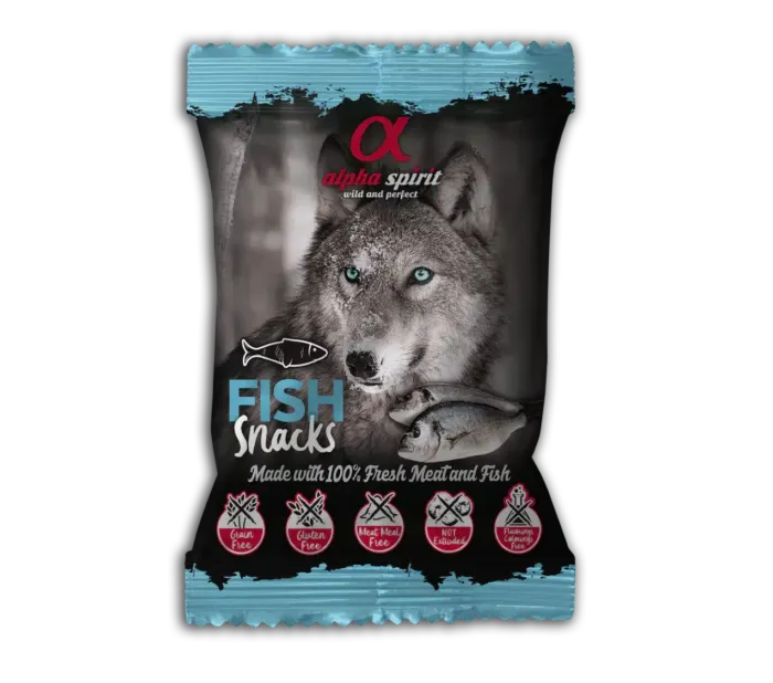 Alpha Spirit Snack Pescado 50g - Imagen 1