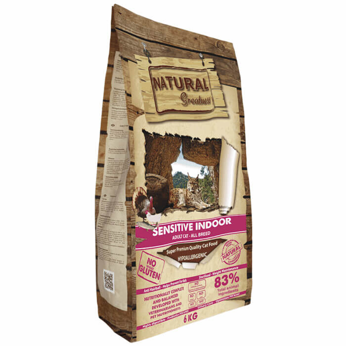 Natural Greatness Sensitive Indoor Para Gatos - Imagen 1