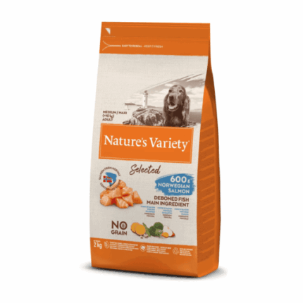 Nature's Variety Selected Medium Maxi Adult Salmón Noruego