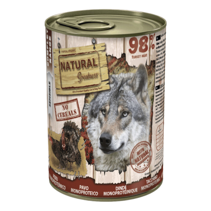 Natural Greatness Perro Monoproteica Pavo 400gr - Imagen 1