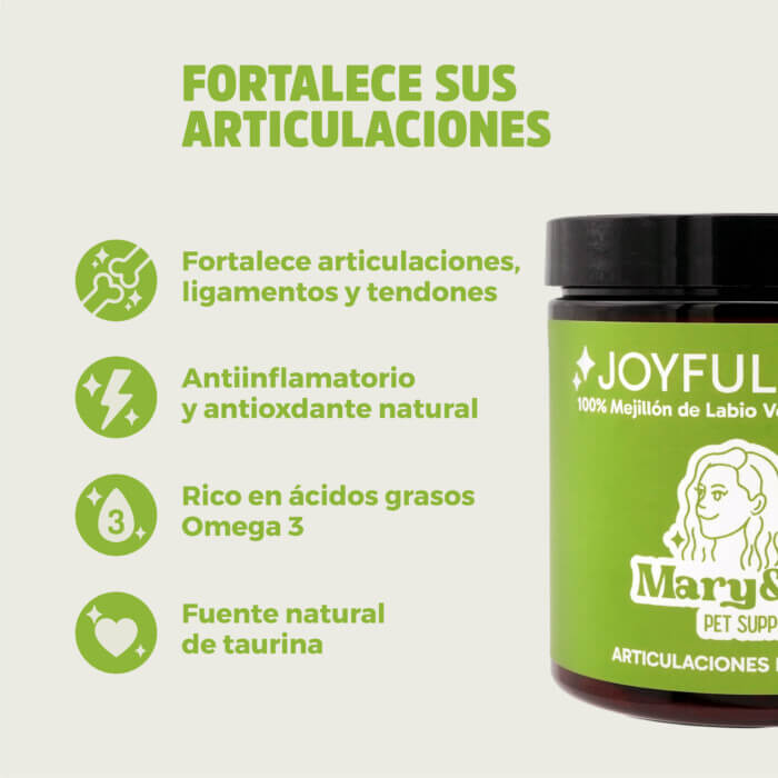 Mary&Trufa Suplemento Articular Joyful Joints 100gr- Perros y Gatos - Imagen 3