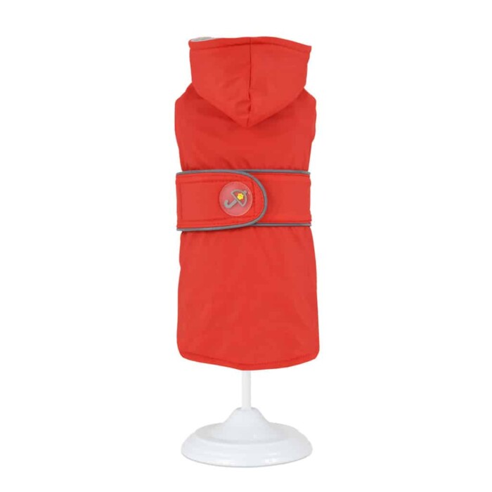 Nayeco Impermeable Dancing Rain Rojo Para Perros - Imagen 1