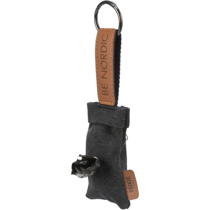 Trixie BE NORDIC Dispensador Bolsitas, 1 rollos de 20 bolsas, Negro - Imagen 1