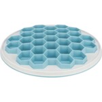 TRIXIE Mantel para Alimento Antivoracidad Slow Feeding Colmena Gris/Azul