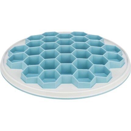 TRIXIE Mantel para Alimento Antivoracidad Slow Feeding Colmena Gris/Azul