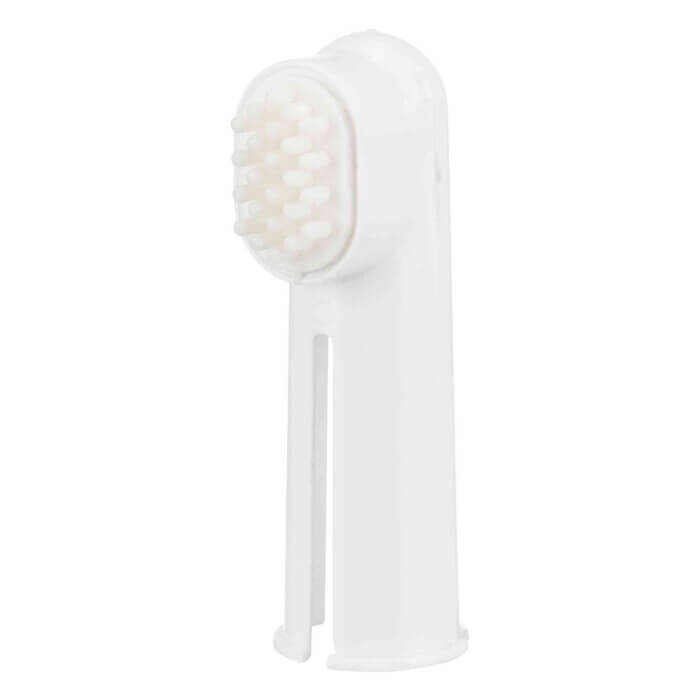 Trixie 2 Cepillos dientes para dedo, masaje y limpieza - Imagen 1
