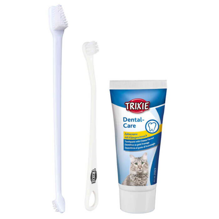 Trixie Set Higiene Dental para Gatos - Imagen 1