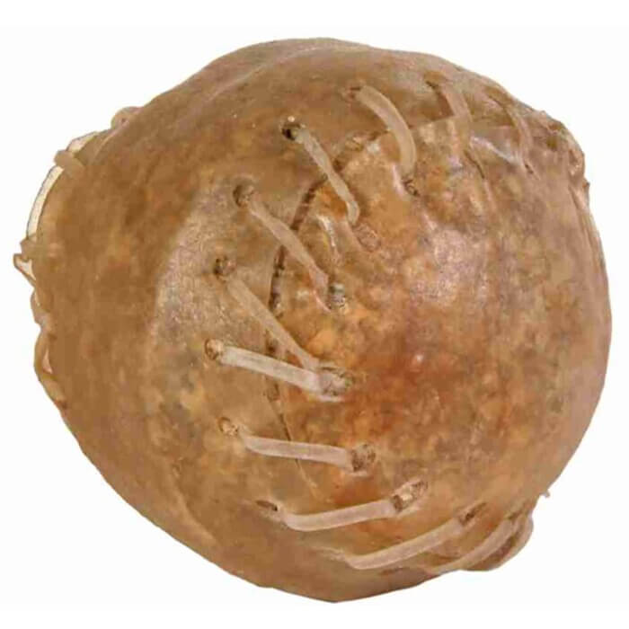 Pelota Béisbol Piel rellena 8cm-1unidad - Imagen 1
