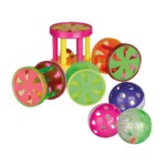 Pelotas y Rulos Sonajero Plástico, ø4.5 cm (Por Unidad)