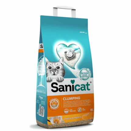 Arena Sanicat Clumping Vainilla y Mandarina 8 L