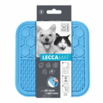 Lecca Mat Alfombrilla de Lamido Azul Perro y Gato