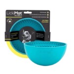 Lickimat Perro Wobble Turquesa