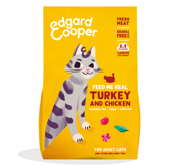 -70% OUTLET- Ed&Co Gato Adulto Pavo y Pollo 325gr - Imagen 1