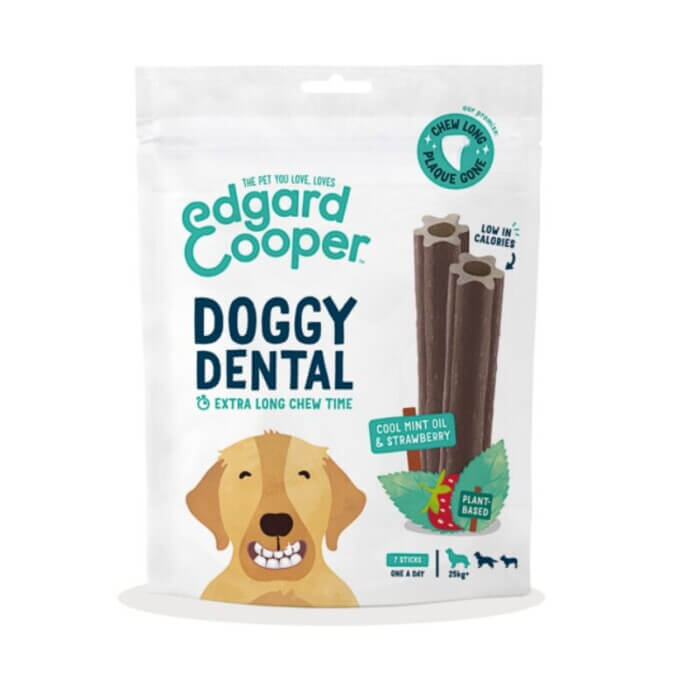 Edgard & Cooper Snack Dental Menta y Fresa - Imagen 1
