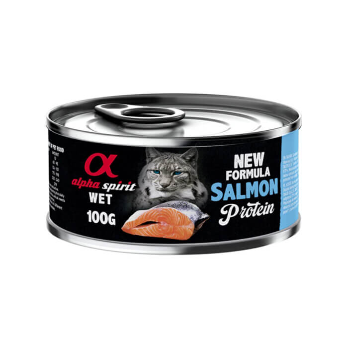 Alpha Spirit Lata Gato Salmón 100gr - Imagen 1