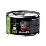 Alpha Spirit lata gato pato esterilizado 200gr