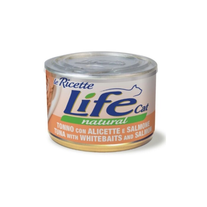 Life Lata Cat Atún/Anchoas/Salmón 150 Gr - Imagen 1