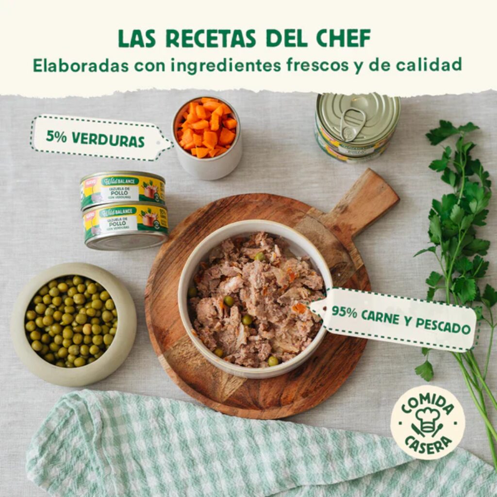 Wild Balance GATOS Lata Recetas del Chef CAZUELA 80gr - Imagen 2