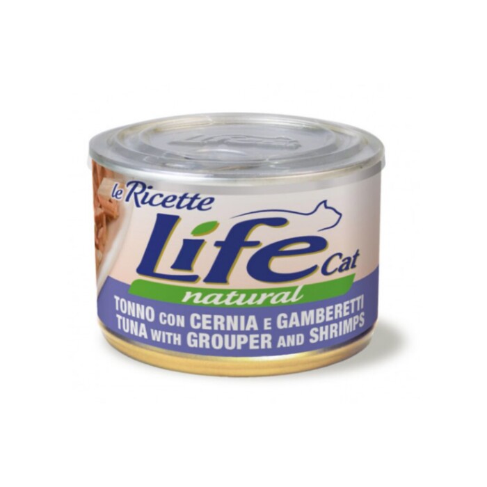 Life Lata Cat Atún/Mero/Camarón 150 Gr - Imagen 1