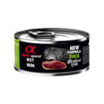 Alpha Spirit lata gato pato esterilizado 100gr