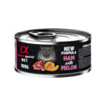 Alpha Spirit Lata Gato Jamón con Melón 100gr