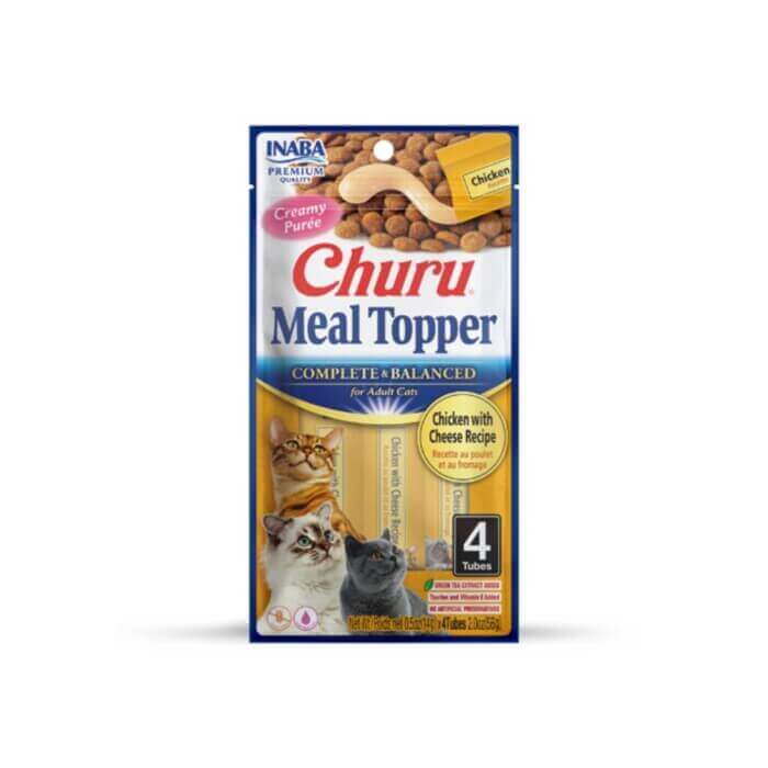 Churu Cat Meal Topper Queso 4X14 gr - Imagen 1
