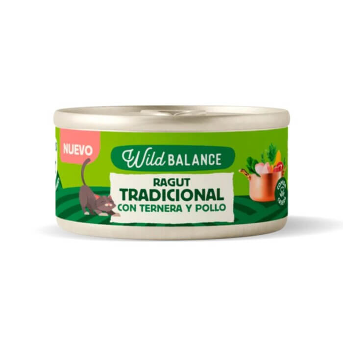 Wild Balance Lata Recetas del Chef RAGUT TRADICIONAL 80gr - Imagen 1