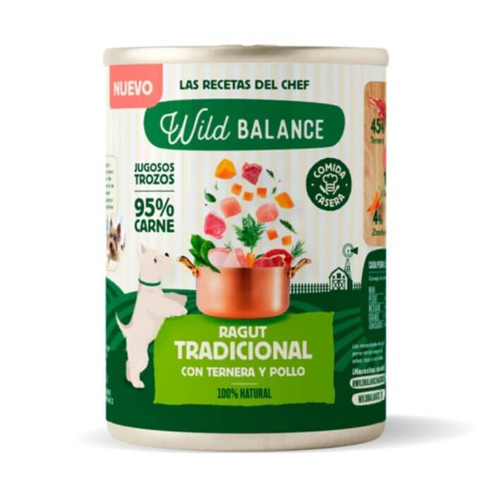 Wild Balance Lata Recetas del Chef RAGUT TRADICIONAL 400gr - Imagen 1