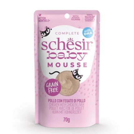 Schesir sobre baby mousse pollo e hígado 70gr