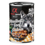 Alpha Spirit albondigas ternera y salvia 400 Gr
