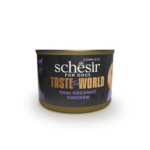 Schesir lata perro pollo con leche de coco 150gr