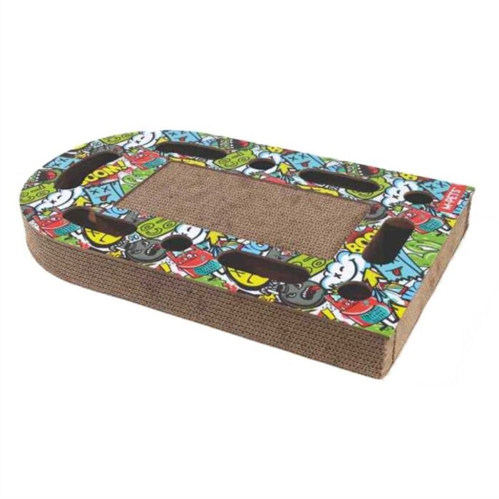 MPets Urbanstyle Freestyle Rascador de Gato - Colores Mixtos - Imagen 1