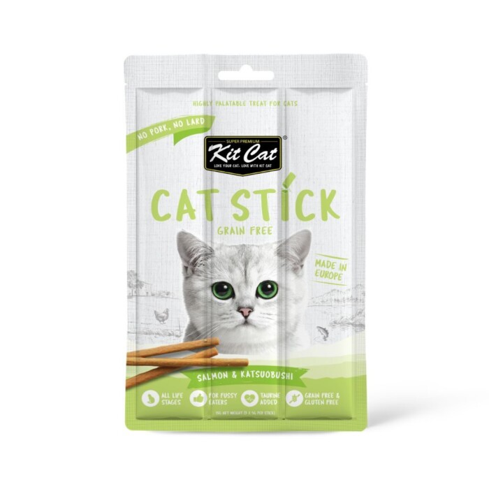 Kit Cat Stick Salmón con Katsuobushi 15g - Imagen 1
